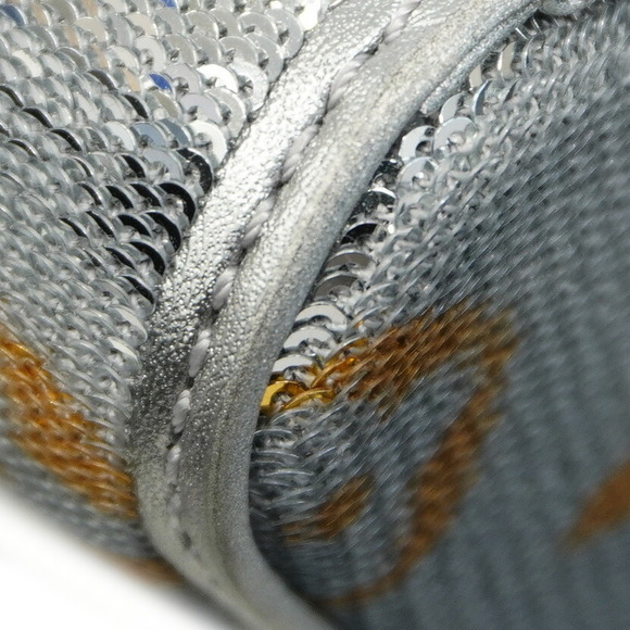 Louis Vuitton Monogram Sequin Twist PM Shoulder Bag Silver - Picture 11 of 12